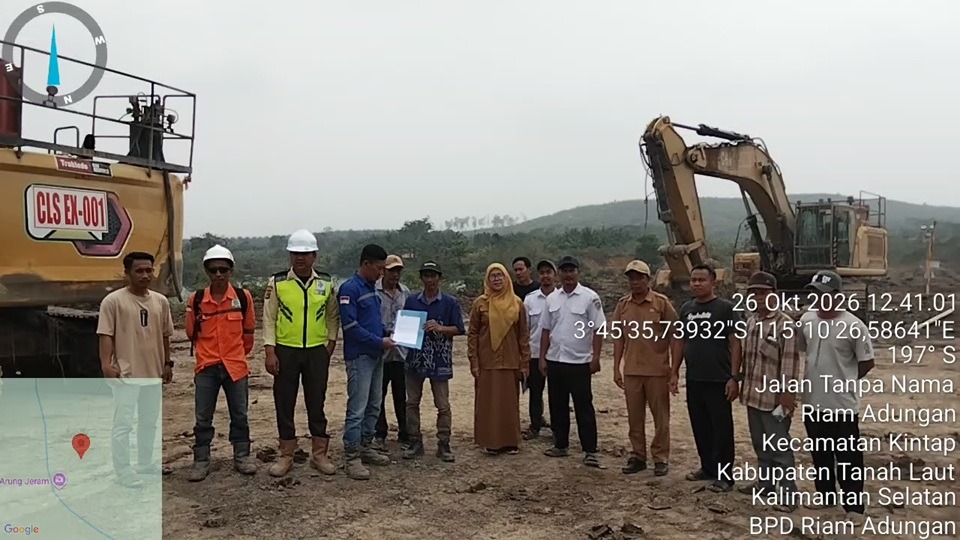 galian danau Riam Adungan